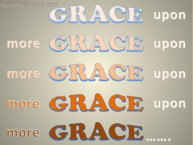 John 1:16 Grace Upon Grace (devotional)12:31   (pink)